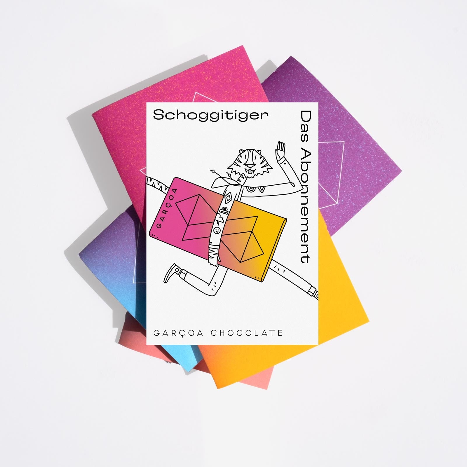 Schoggitiger Geschenk-Abo mit Karte