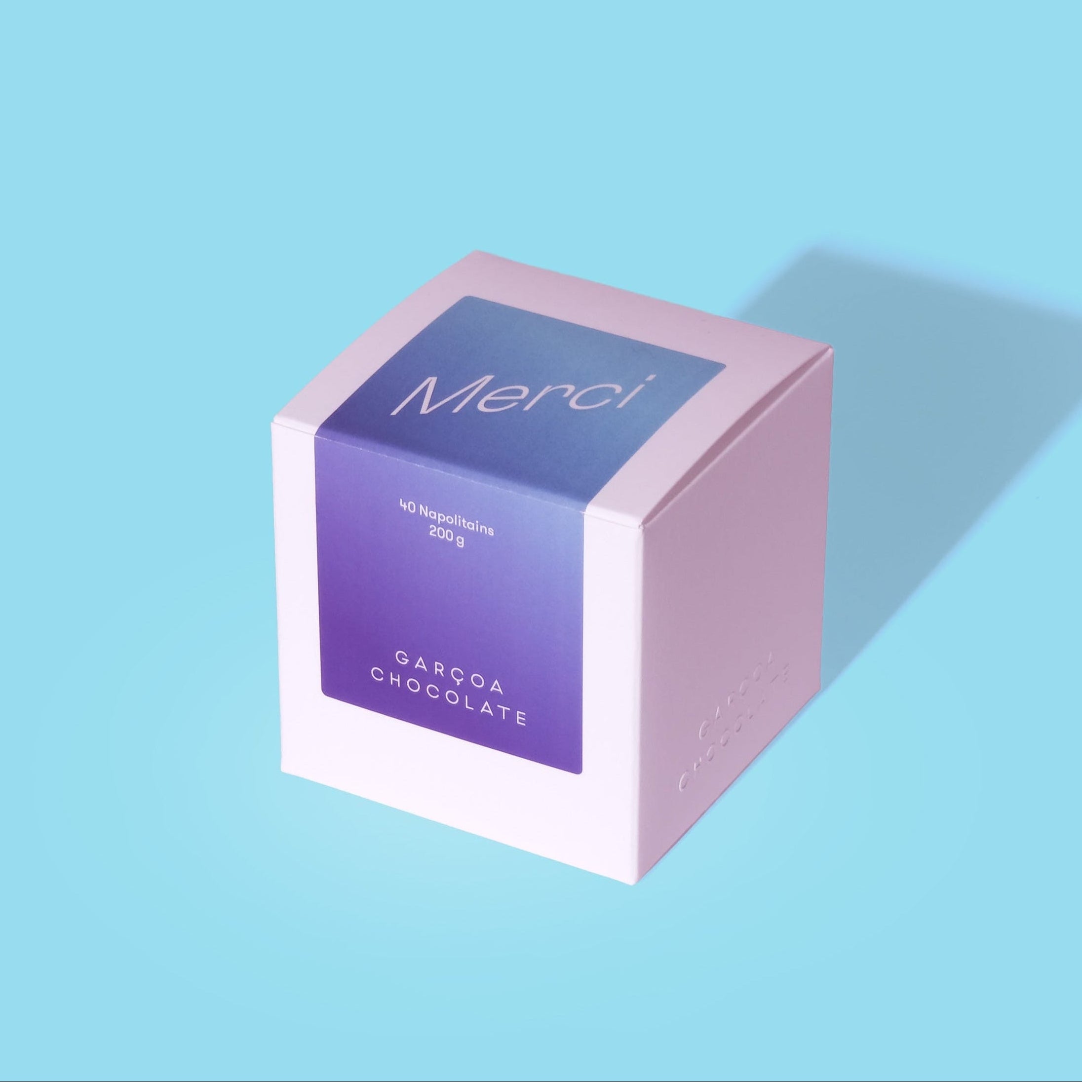 Garçoa Merci Würfel mit Napolitains