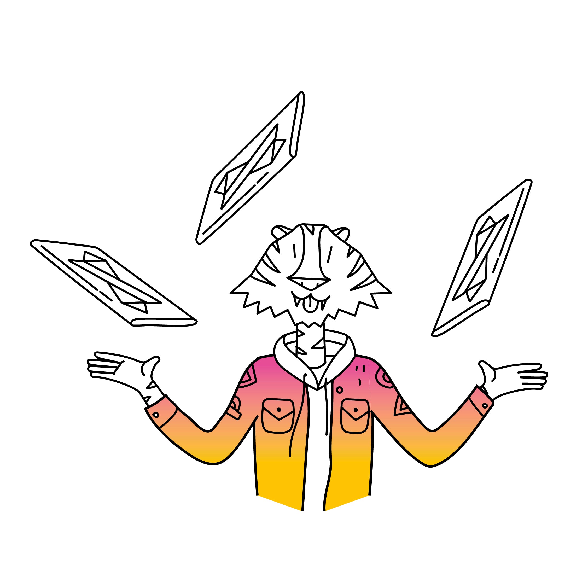 Schoggitiger Geschenk-Abo mit Karte